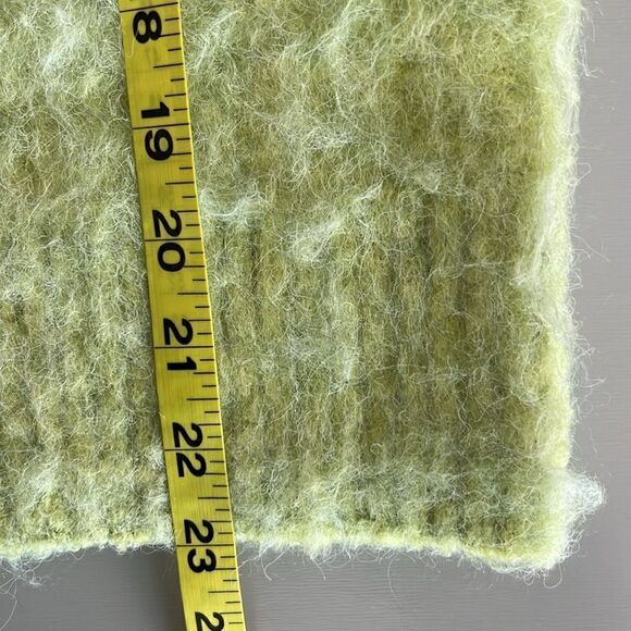 NWOT Topshop ASOS knitted fluffy sweater in green Size S - Picture 9 of 10